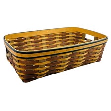 Longaberger Chestnut Side-Handled Pantry Basket 2009 picture