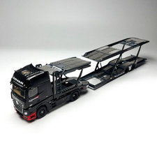 1:64 Scale Alloy Multi-Axle Car Carrier | ADVAN Livery Diecast Truck picture
