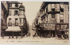 Vintage Dijon France Le Rue de la Liberte et Coin au Miroir Postcard P180 picture