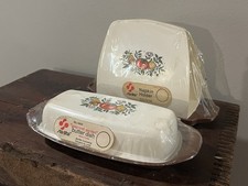 RARE Sterilite Spice of Life Butter Dish & Napkin Holder NEW SEALED plastic vtg picture