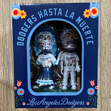 General Mills Los Angeles Dodgers Día de los Muertos Sugar Skull Figurines 2pk picture
