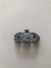 US Air Force Senior Weapons Director Occupational Badge 1/20th Silver Filled picture