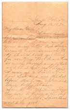 Vintage 1894 Handwritten Letter Between Friends ( Spruce Hill Pennsylvania ) picture