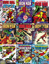The Invincible Iron Man - Marvel Comics Silver+Bronze Era (1968-2002) Variation picture