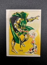 1980 Marvel Super Heroes and Villains Reyauca Venezuela Dr Doom #246 Black Back picture