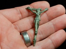 Rare & Early Excavated 17th Century Double Sided Large Latin Cross (Incomplete) picture