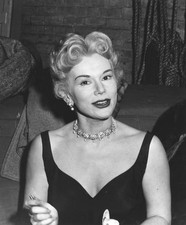 Hungarian born American actress Eva Gabor seen backstage an unspec- Old Photo picture