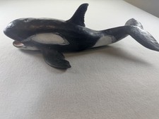 Vintage Sea World Orca Killer Whale AAA Rubber Figure Large 19
