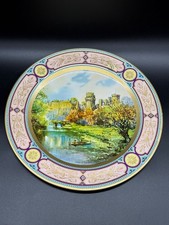 Vintage English Decor Baret Ware Tin Plate - Warwick Castle - Made in England - picture