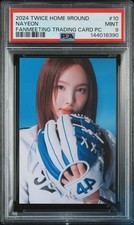 2024 TWICE HOME 9ROUND FANMEETING TRADING CARD PC #10 NAYEON PSA 9 picture