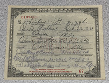 Vintage Original Prohibition Prescription Medicinal Liquor Alcohol Missouri 1930 picture