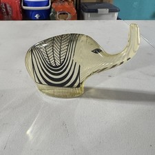 Vintage Abraham Palatnik Lucite Acrylic Elephant Op Art Sculpture Brazil MCM picture
