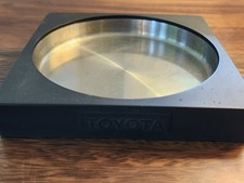 Rare Masayuki Kurokawa gom 1973 Postmodern Black Ashtray Promotion for TOYOTA  picture