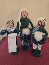 Vintage Byers Christmas Caroler Dolls -set Of 3 🎄🎄🎄 picture