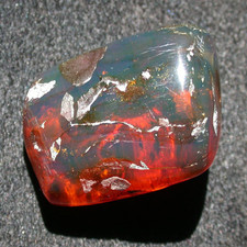 Beautiful Cherry RED Purple Burmese Amber Fossil with 5 Flies Dinosaur Age 13 g picture