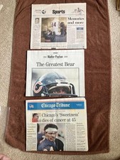 3x November 1999 Chicago Newspaper Sections WALTER PAYTON Chicago Bears - Death picture