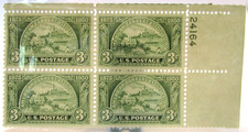Block 4 New Vintage 1875-1950 American Bankers Association U.S. 3¢ Postage Stamp picture