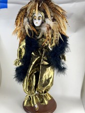 Jigsaw Collectible Porcelain Doll New Orleans 19” picture