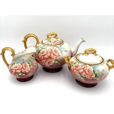 Antique Limoges Tressemanes and Vogt Porcelain Tea Set picture