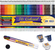 36 Assorted Colored 2.0 Mm Mechanical Pencils with 36 Unique Color picture
