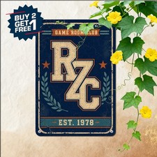 Sooner State Rustic Cottage Metal Sign Vintage College Fan Tin Wall Plaque picture