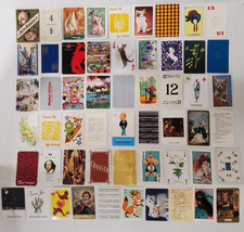 Single Swap Playing Cards, 55 Piece Vintage Card Lot, Collectible Cards picture
