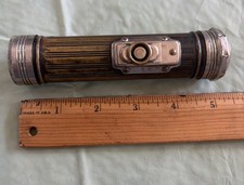 Vintage Eveready 1930's Flashlight Brass Lamp Fisheye Case No.2604   picture