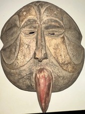 Antique Luba Kifwebe African Bird Mask picture