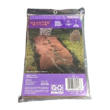 Haunted Living Fresh Grave Mound New In Package Simulates Fresh Dug Grave NIP picture