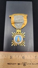 1906 National Society of The Colonial Dames 14k Gold Medal picture