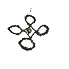Antique Early German Circa 1890 Copper Christmas Tinsel Ornament picture
