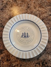 Vintage First Boston Corporation Buntingware Corporate Ashtray picture