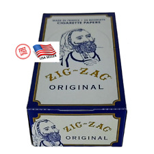 ZIG-ZAG Rolling Papers Original White 70mm Papers 24 Booklets with 32 Papers per picture