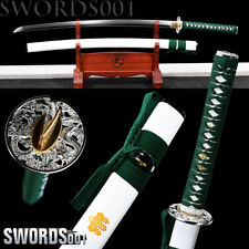 Lucky green ito sageo Japanese samurai Sword green Katana manganese steel blade picture