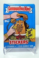 Garbage Pail Kids 14th Series wax packs - OS14 GPK 1988 factory sealed vintage picture
