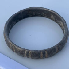 Stunning Authentic Ancient Color Silver Bracelet Artifact Rare Type picture