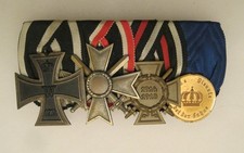 German Prussian WW1 4-Place Medal Bar picture