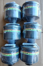 Premium NBC / CBRN 40mm Gas Mask Filters 6-Pak Military-Grade Sealed & Unexpired picture