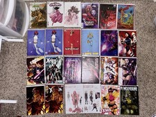 Marvel X Men Comic Book Lot Psylocke, Gambit House And Powers Of X Scarlet Witch picture