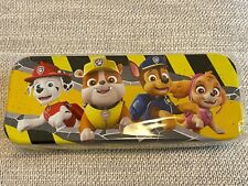 Paw Patrol Pencil Case, Pups On The Go, School, Craft, Party, Tin Box, Collector picture