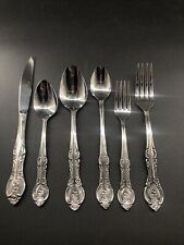 6 Piece Marseilles Pattern Stainless Steel Vtg Flatware Made In Japan Floral picture