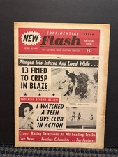 1967 Confidential Flash NewsPaper, 13 Fried in Blaze, Teen Love Club (VRN10N)-1 picture