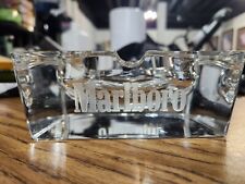 Rare Marlboro JG Durand Crystal Cut Glass Ashtray 5.75