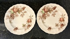 Vintage Harvest Time Round Plate 12