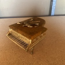 Vintage Thorens Grand Piano Music Box Melody of Love Swiss Movement Working picture