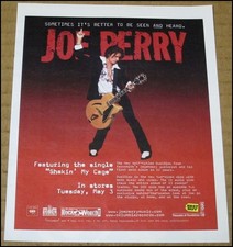 2005 Joe Perry Print Ad Solo Album Advertisement Clipping 4.75
