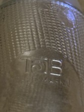 Vintage (70’s) TaB (Coca-Cola) Clear Embossed Soda Bottle 10 fl oz picture