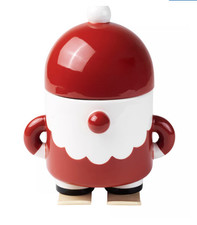 IKEA VINTERFINT Santa Claus Jar with Lid Red 1L Christmas 906.463.26 NEW  picture
