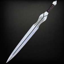 Handmade Carbon Steel Achilles Greek Mythology Inspired Sword Medieval Replica picture