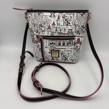 Disney Dooney Bourke Minnie Mouse Happy Place Main Street Crossbody Purse Bag picture